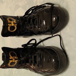 Ferragamo men's logo boots